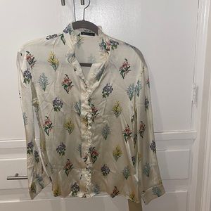 MOTF silk blouse xs
